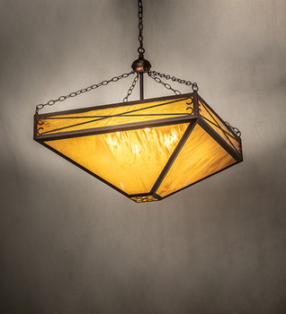 Meyda 33" Square Excellente Inverted Pendant