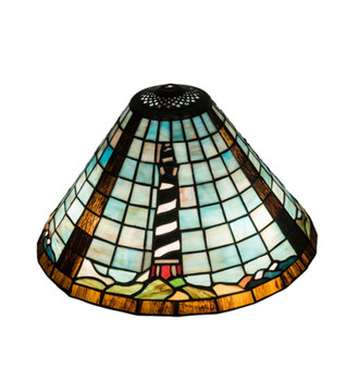 Meyda 14"w Lighthouse Cone Shade