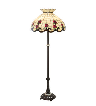 Meyda 62" High Roseborder Floor Lamp - 228520