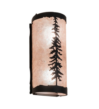 Meyda 5" Wide Tall Pines Wall Sconce - 236746