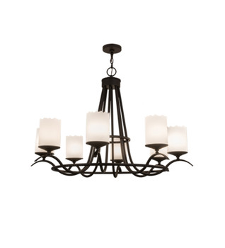 Meyda 48" Wide Octavia 8 Light Chandelier - 247296