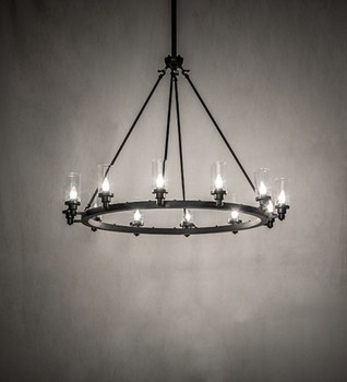 Meyda 46" Wide Loxley Cayuga 12 Light Chandelier - 251794