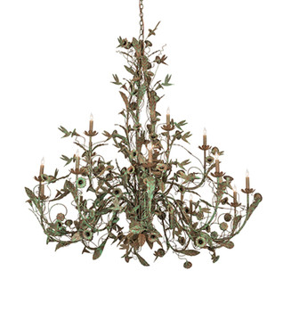 Meyda 60" Wide Le Printemps 15 Light Chandelier - 253439