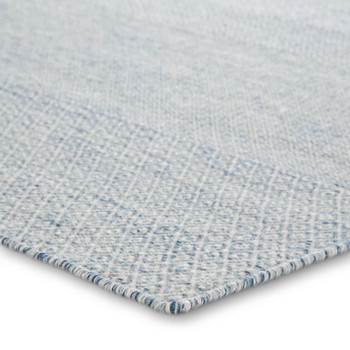 Jaipur Living Glace POE05 Geometric Light Blue Flat Weave Area Rugs