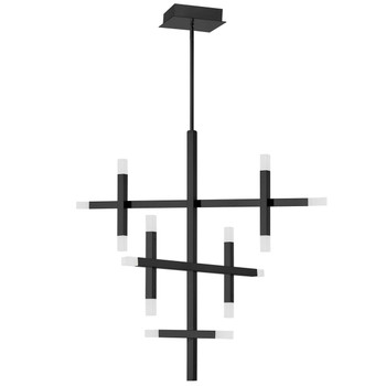 Dainolite 42w Chandelier, Mb W/ Frosted Acrylic Diff - ACS-3656C-MB-FR