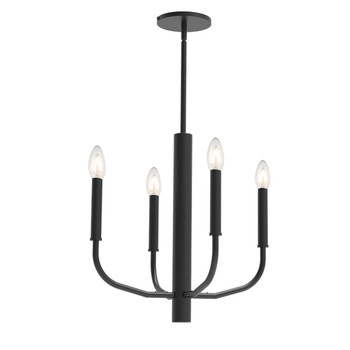 Dainolite 4lt Incandescent Chandelier, Mb - ELN-164C-MB