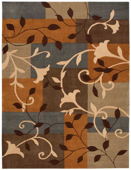 Nourison Contour CON01 Multicolor Area Rugs
