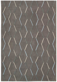 Nourison Contour CON43 Charcoal Area Rugs