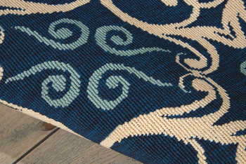 Nourison Caribbean CRB02 Navy Area Rugs