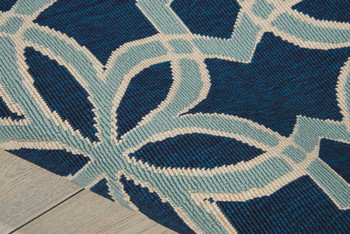 Nourison Caribbean CRB05 Navy Area Rugs