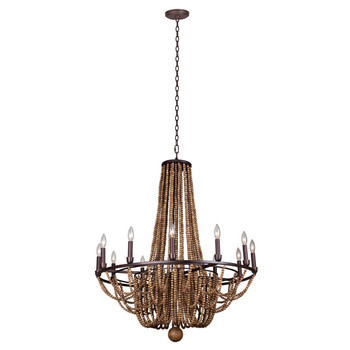 Kalco Beechwood 12 Light Chandelier - 505272RM