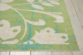 Nourison Coastal CSTL3 Green Area Rugs
