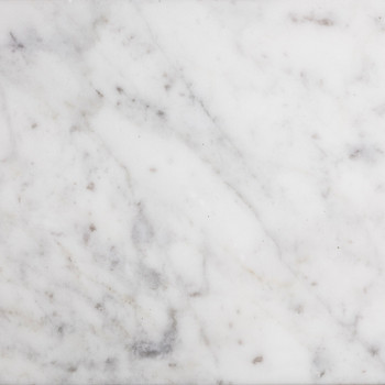 24" White Percival Vanity, White Carrara Marble Vanity Top, Undermount Rectangle Bowl