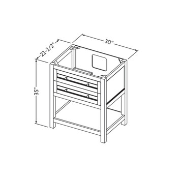 30" Espresso Astoria Vanity