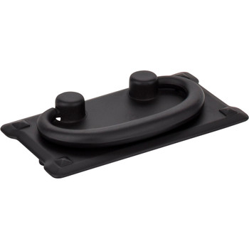 3" Center-to-center Matte Black Rectangle Verona Cabinet Drop Pull