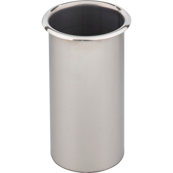 3" Diameter Stainless Steel Utensil Canister