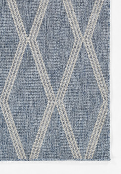 Momeni Hampton HAM-5 Blue Machine Made Area Rugs