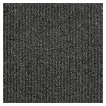Needlepunch Carpet Tile Smoke Machine Made Polyester Area Rug - 18"x18" 10pc Bx Square - EBCT6 657