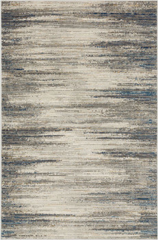Cleo Light Grey Machine Woven Polyester Area Rugs