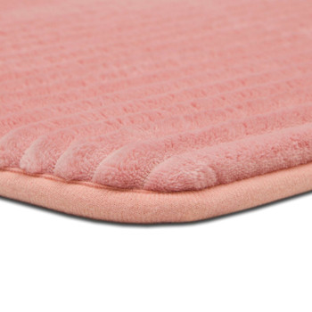 Vienna Bath Dusty Rose Machine Made Polyester Area Rugs