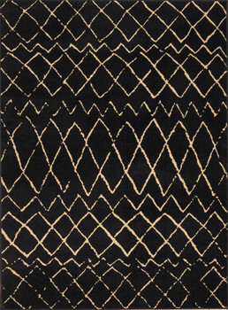 Nourison Grafix GRF04 Black Area Rugs