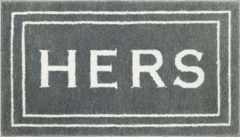 Knitted Bath Pewter Machine Made Micro Denier Polyester Area Rugs - N6260