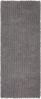 Metaphor Bath Silver Machine Tufted Micro Denier Polyester Area Rugs