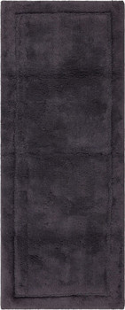 Regency Bath Charcoal Machine Tufted Cotton Area Rugs