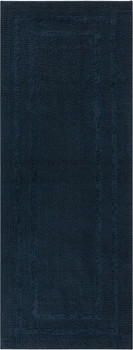 Boardwalk Bath Twilight Machine Tufted Cotton Area Rugs