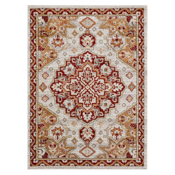 Whimsy Gold Machine Woven Polypropylene Area Rugs