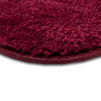 Legacy Bath Cranberry Machine Made Polyester Area Rugs