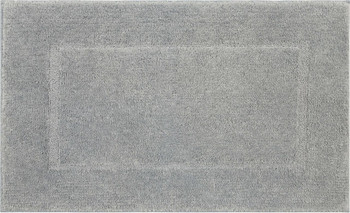 Quincy Bath Weathered Grey Machine Made Polyester Area Rugs