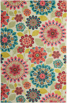 Prismatic Kalidescope Machine Tufted Polyester Area Rugs