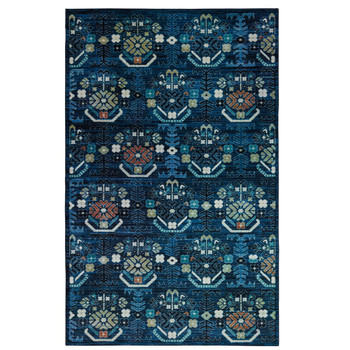 Prismatic Denim Machine Tufted Polyester Area Rugs - Z0141