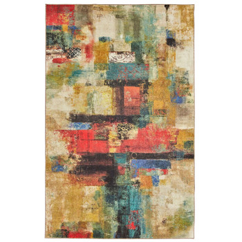 Prismatic Multi Machine Tufted Polyester Area Rugs - Z0195
