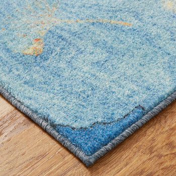 Prismatic Water Machine Tufted Polyester Area Rugs - Z0211