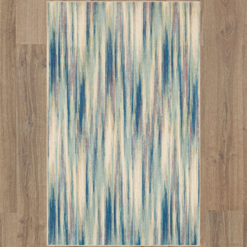 Prismatic Denim Machine Tufted Polyester Area Rugs - Z0217