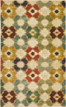 Prismatic Multi Machine Tufted Polyester Area Rugs - Z0234