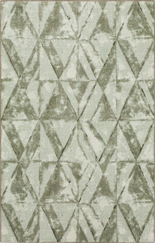 Prismatic Grey Machine Tufted Polyester Area Rugs - Z0270
