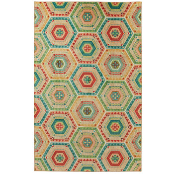 Prismatic Multi Machine Tufted Polyester Area Rugs - Z0286