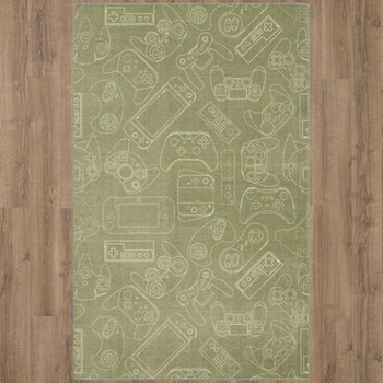 Prismatic Grey Machine Tufted Polyester Area Rugs - Z0328