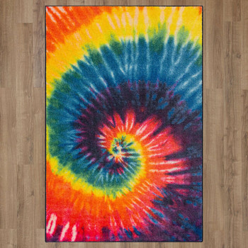 Prismatic Rainbow Machine Tufted Polyester Area Rugs - Z0337