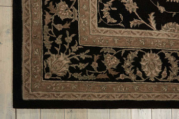 Nourison Heritage Hall HE29 Black Area Rugs
