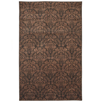 Prismatic Brown Machine Tufted Polyester Area Rugs - Z0378