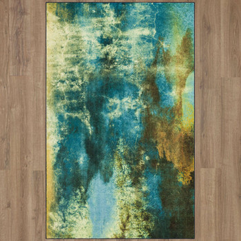 Prismatic Water Machine Tufted Polyester Area Rugs - Z0380