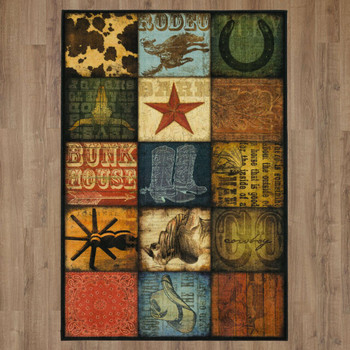 Prismatic Multi Machine Tufted Polyester Area Rugs - Z0386