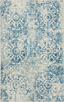 Prismatic Blue Machine Tufted Polyester Area Rugs - Z0477