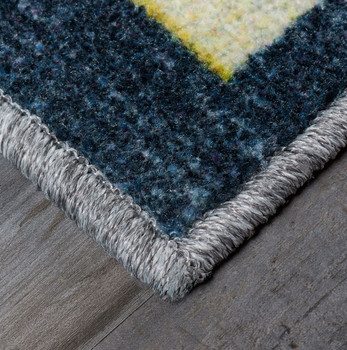 Prismatic Grey Machine Tufted Polyester Area Rugs - Z0497