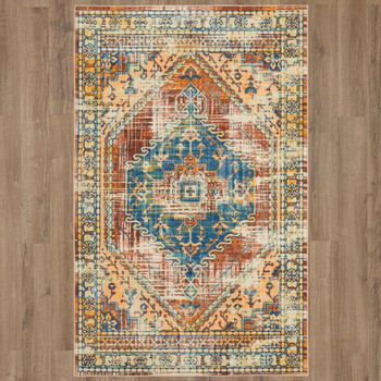 Prismatic Spice Machine Tufted Polyester Area Rugs - Z0575