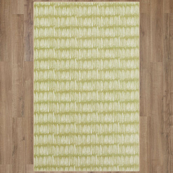 Prismatic Beige Machine Tufted Polyester Area Rugs - Z0617